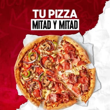 Pizza por Mitades Grande