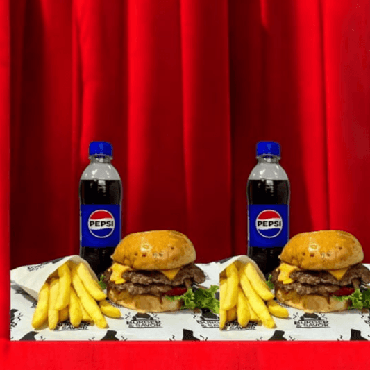 Didi Combo - 2 Burgers Dobles Papas y 2 Coca Colas