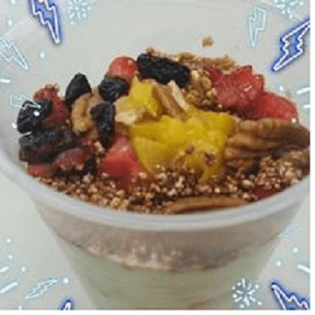 Escamocha con Yogurt