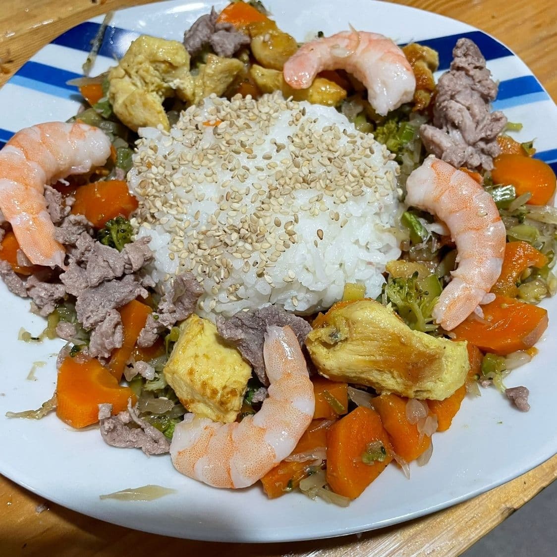 Tepanyaki mixto