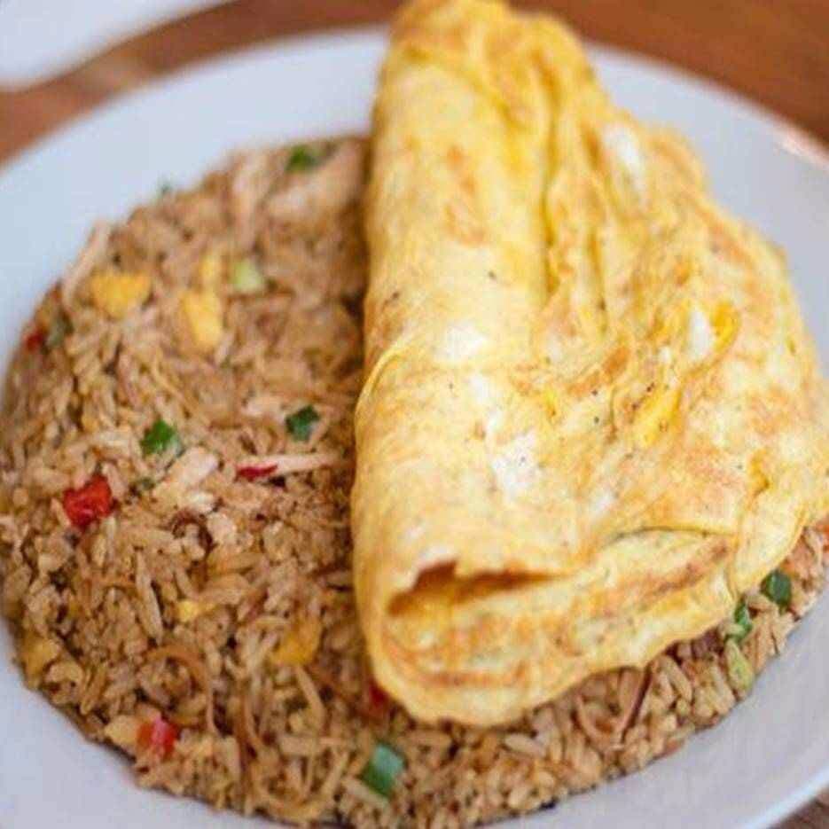 Chaufa con tortilla