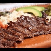 bistec de res asado