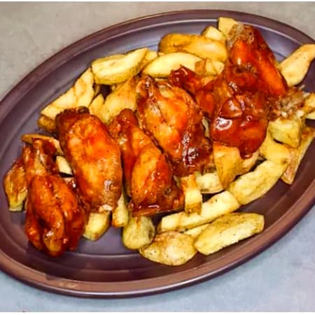 Alitas BBQ Picante 6 Piezas