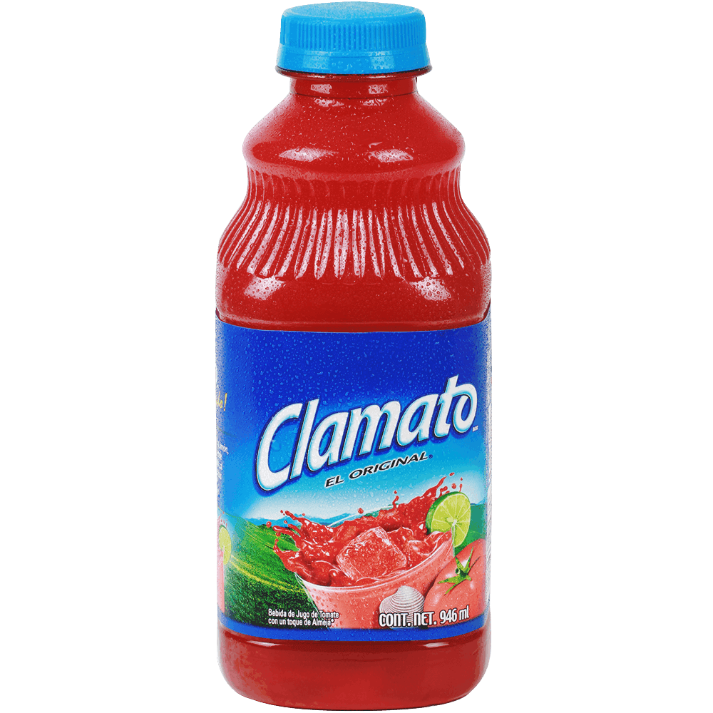 Jugo Clamato 946 ml bote tomate y almeja