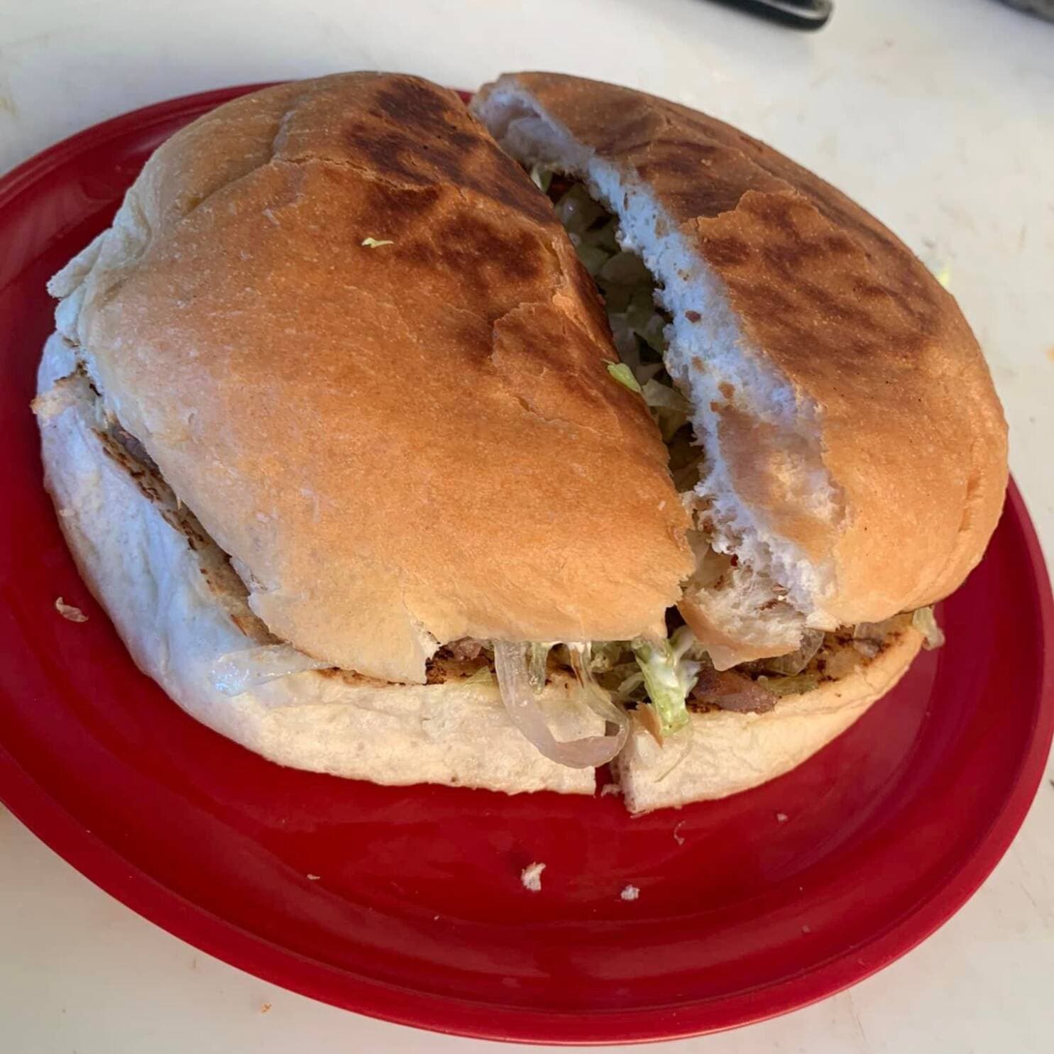Torta Asada con Tocino