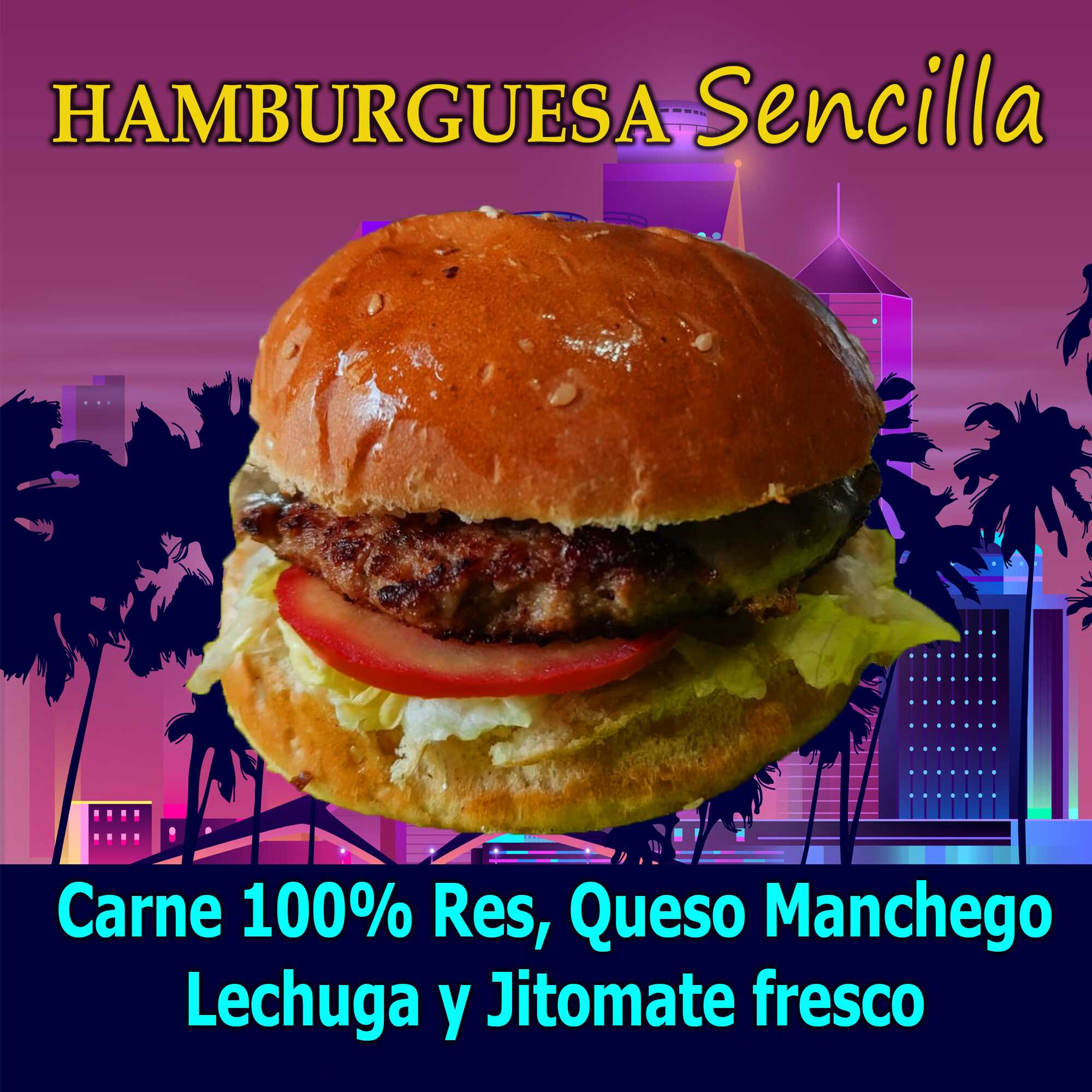 Hamburguesa Sencilla