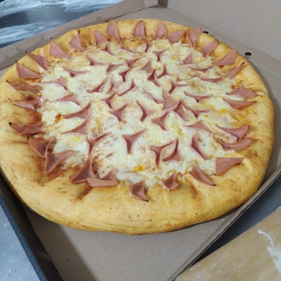 Pizza Xlarge Jamón con Queso