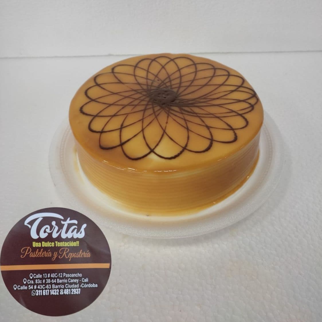 Torta Genovesa Ilusión de Caramelo ½ Lb