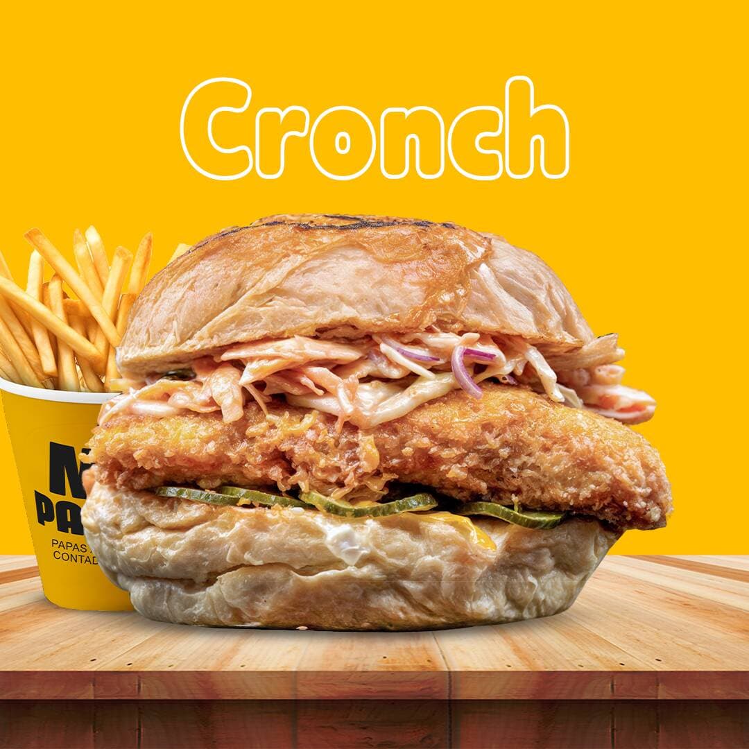 Mr Pollo Crunch (Incluye Papas)