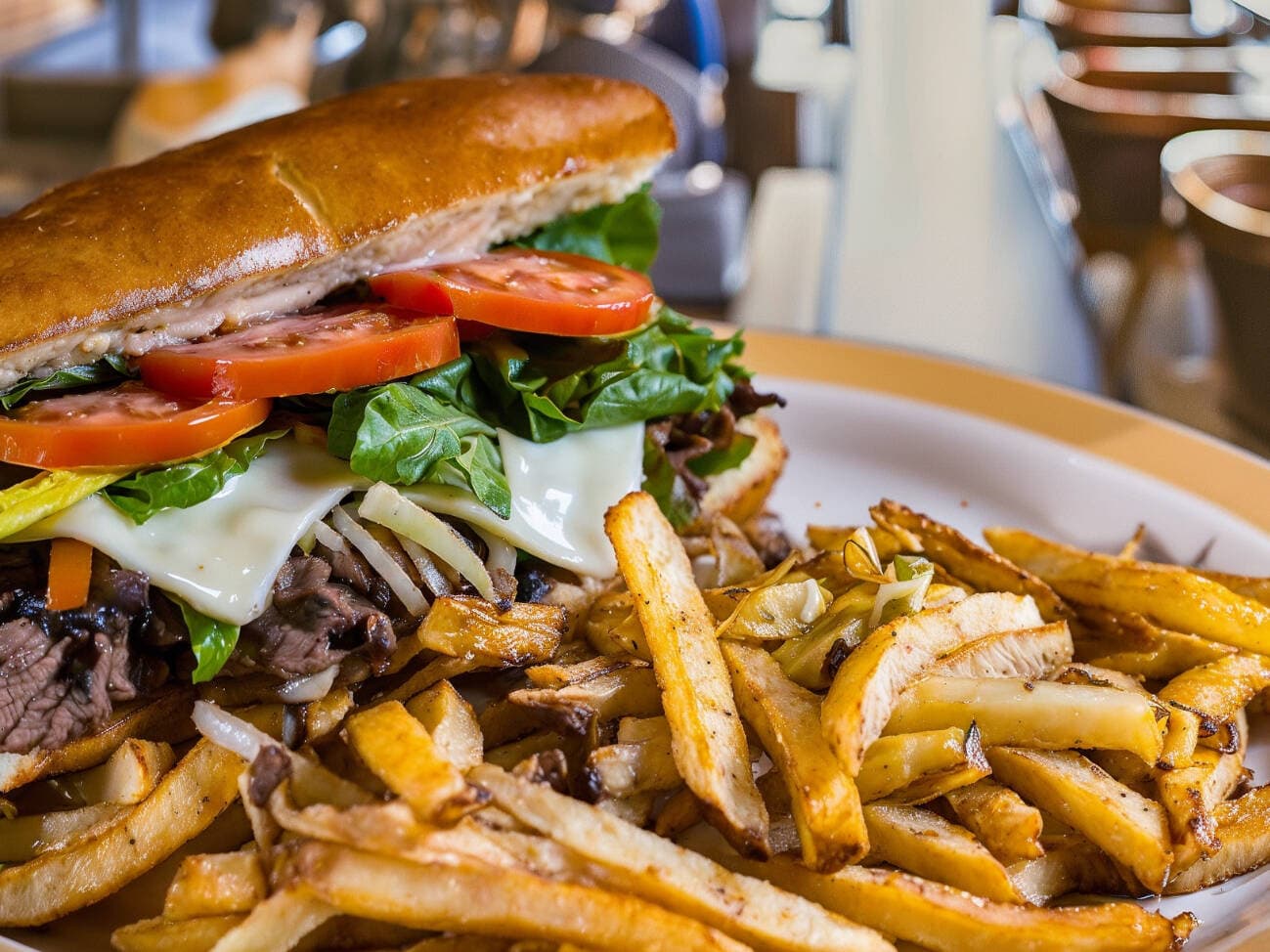 Steak & Cheese Plaza Carranza