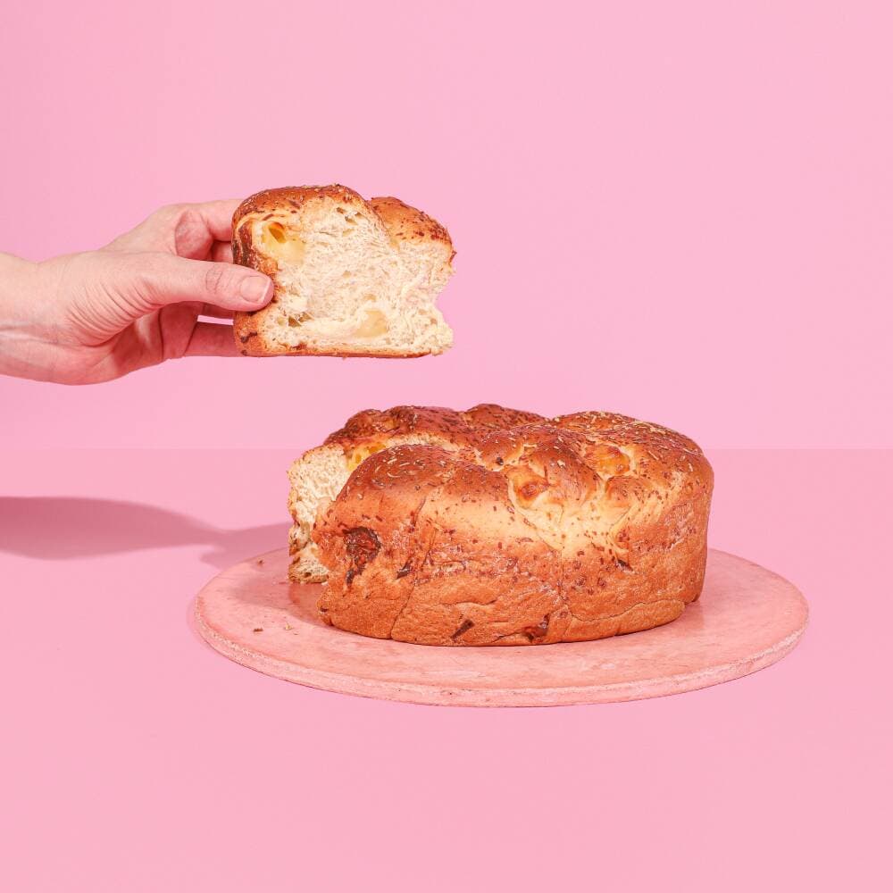Pan Trenza Molde de Queso