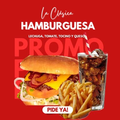 Combo Burguer 🍔 🍟 🥤