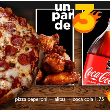 Combo Especialidad + Alitas + Refresco