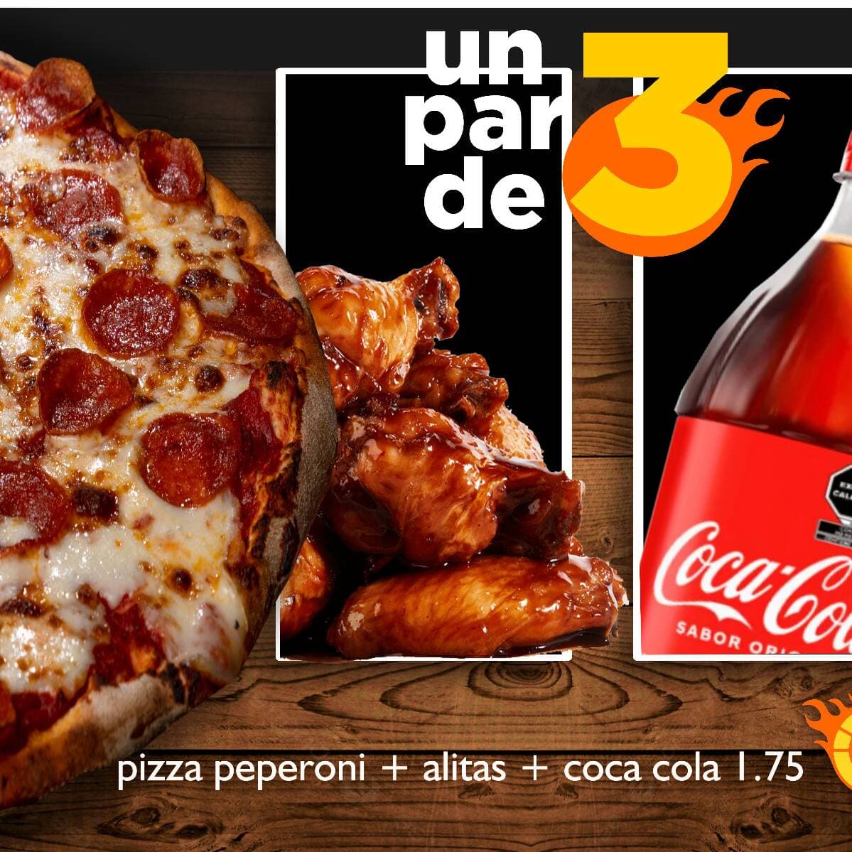 Combo Especialidad + Alitas + Refresco