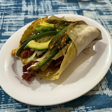 Taco Placero de Longaniza
