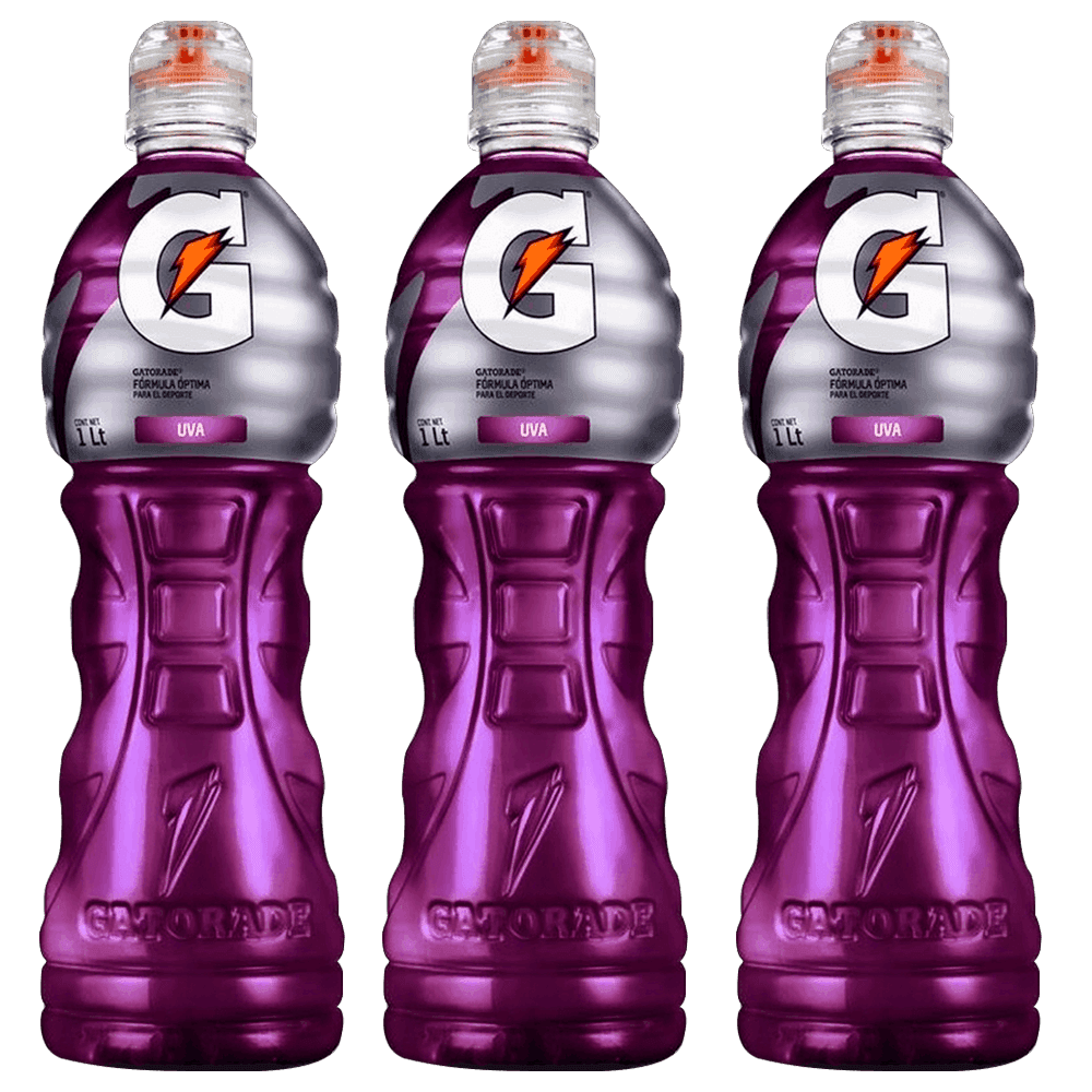 3 Gatorade Uva 1 Lt