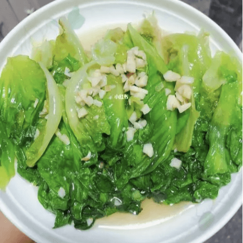 蒜蓉生菜 Lechuga con Ajo