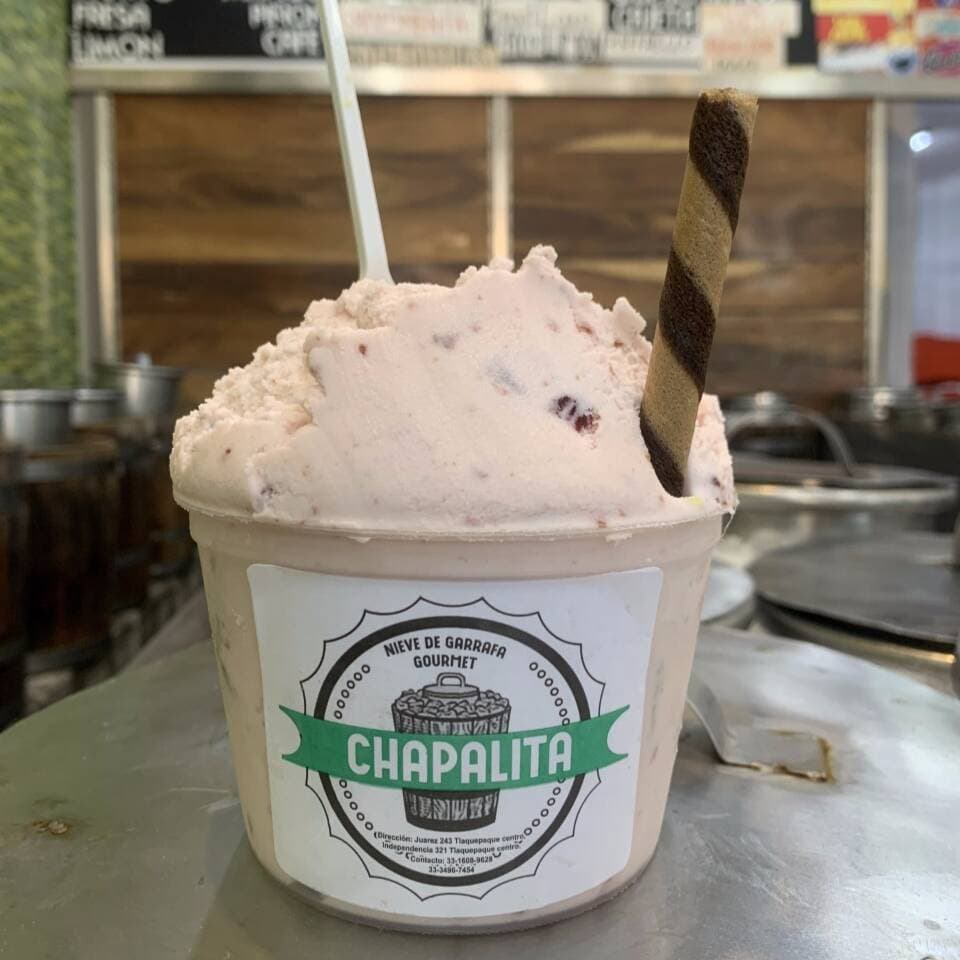 Medio litro de nieve yogurth