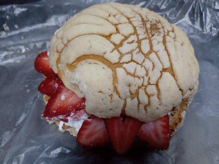 Concha Fresas Nutella