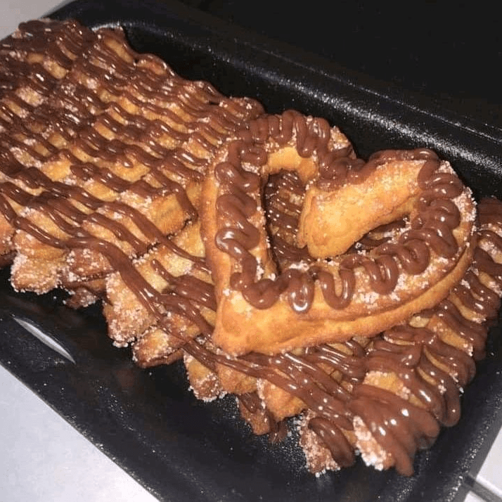 Churros Glaseados de Chocolate