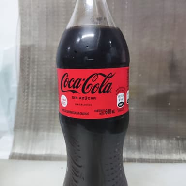 Coca cola sin azucar 600ml
