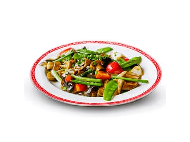 Verduras Salteadas Con Hongos Chinos