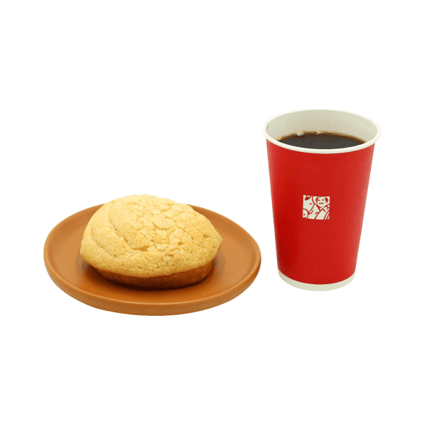 CAFÉ DEL DÍA (16 OZ) + CONCHA VAINILLA