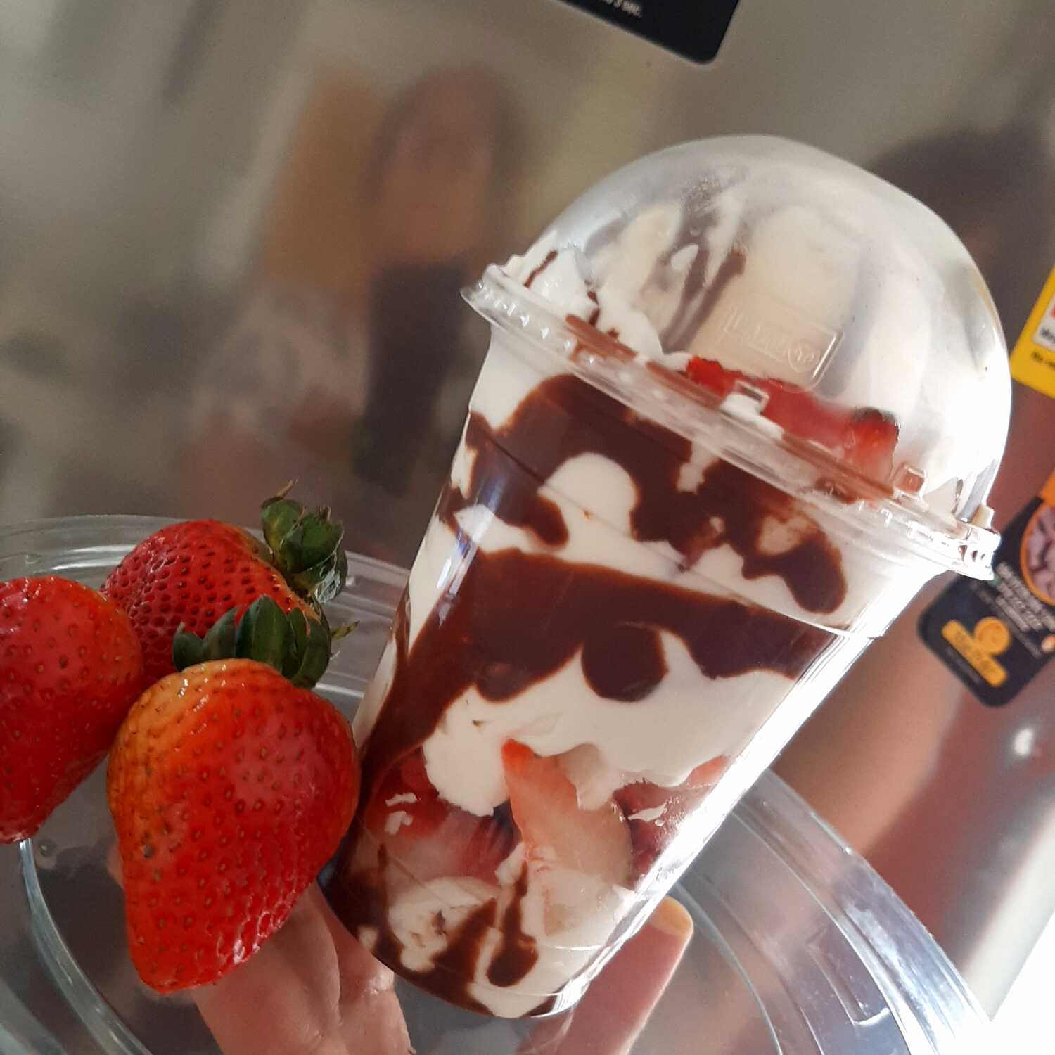 Fresas con Crema & Helado