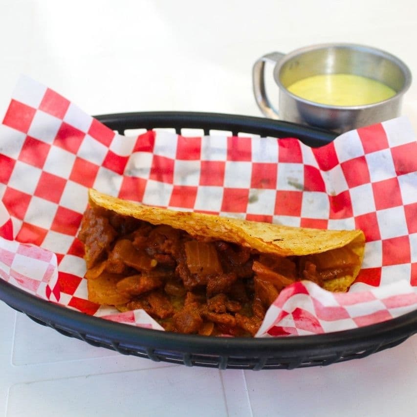 Taco de Bistek (Maiz)