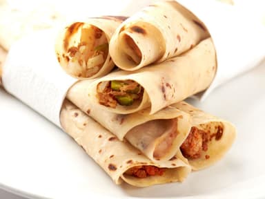 Burritos de machaca y frijol