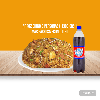 Arroz Chino 5 Personas ( 1300 Grs ) + Econolitro