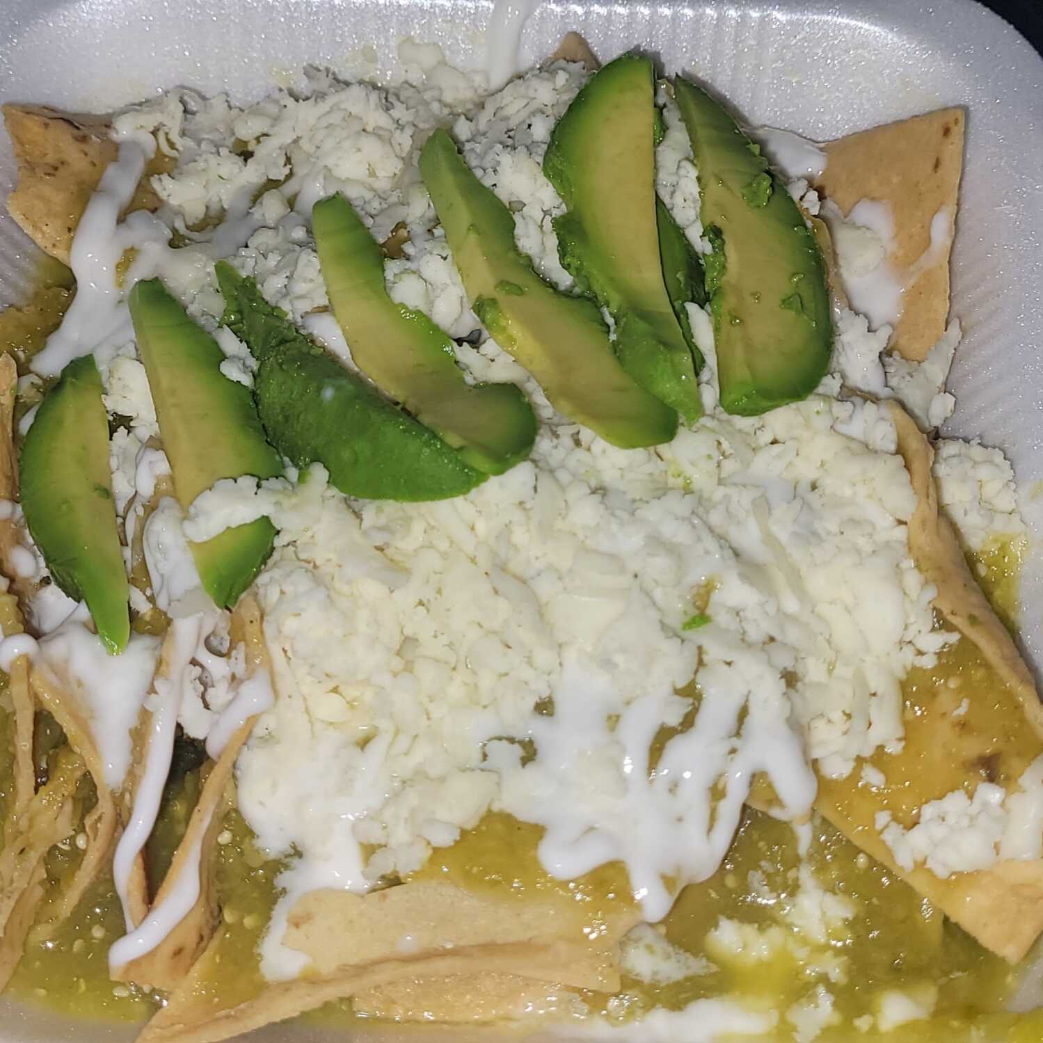 Chilaquiles verdes