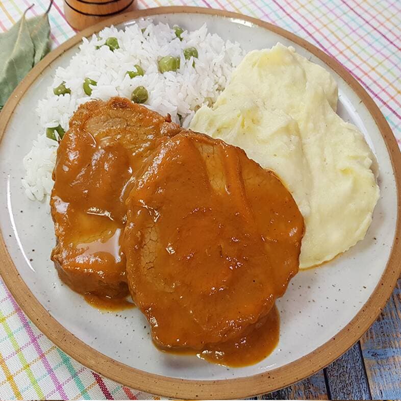 Asado de Res con Pure