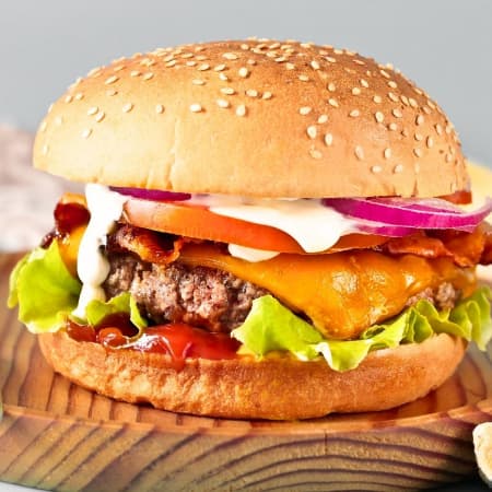Combo Hamburguesa + Papas Gajo