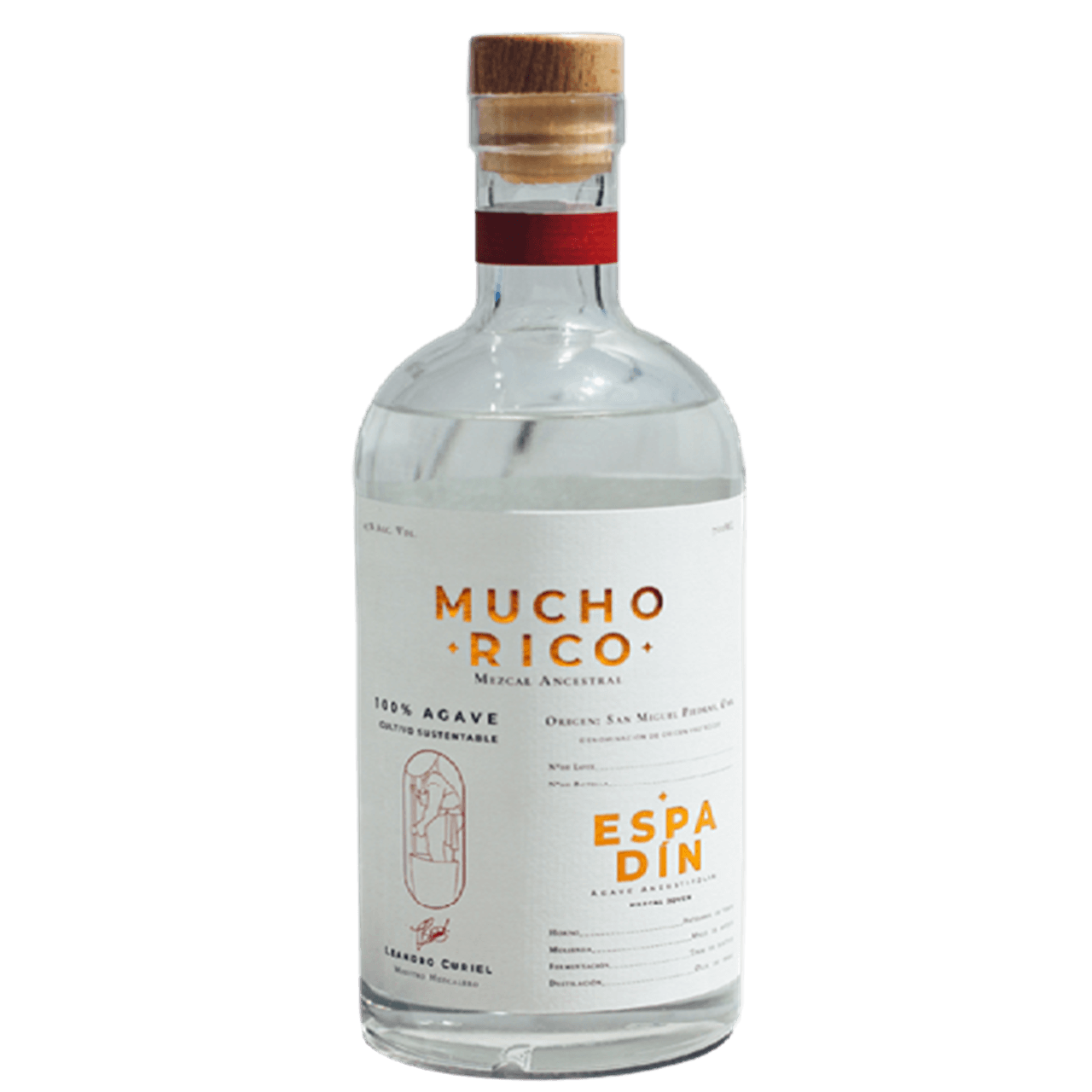 Mucho Rico Mezcal Jovén Espadín 700 ml