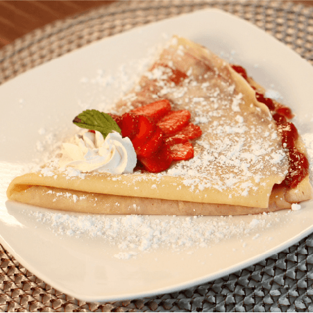 Crepa Fresa y Chocolate