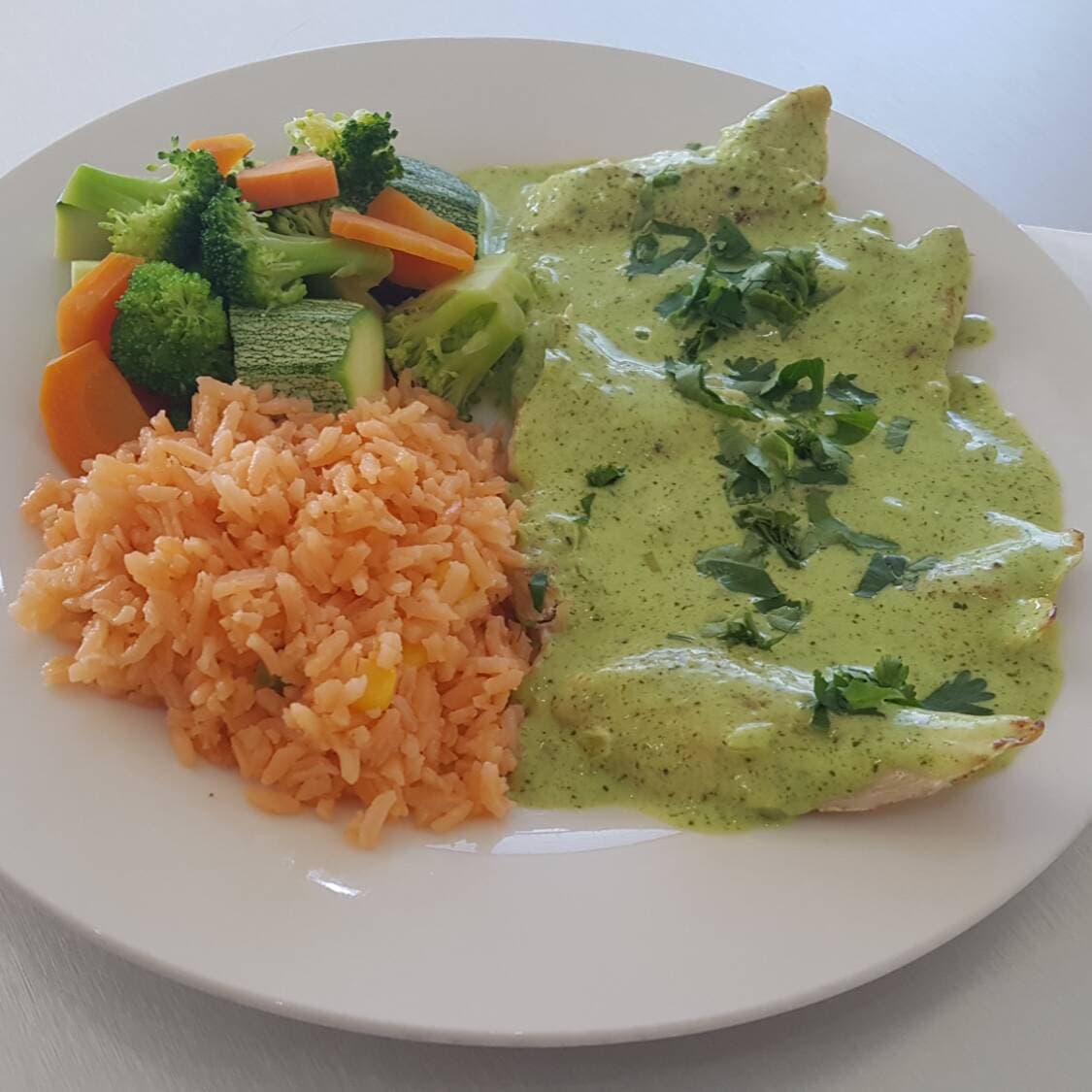 Pechuga a la Plancha en Crema
