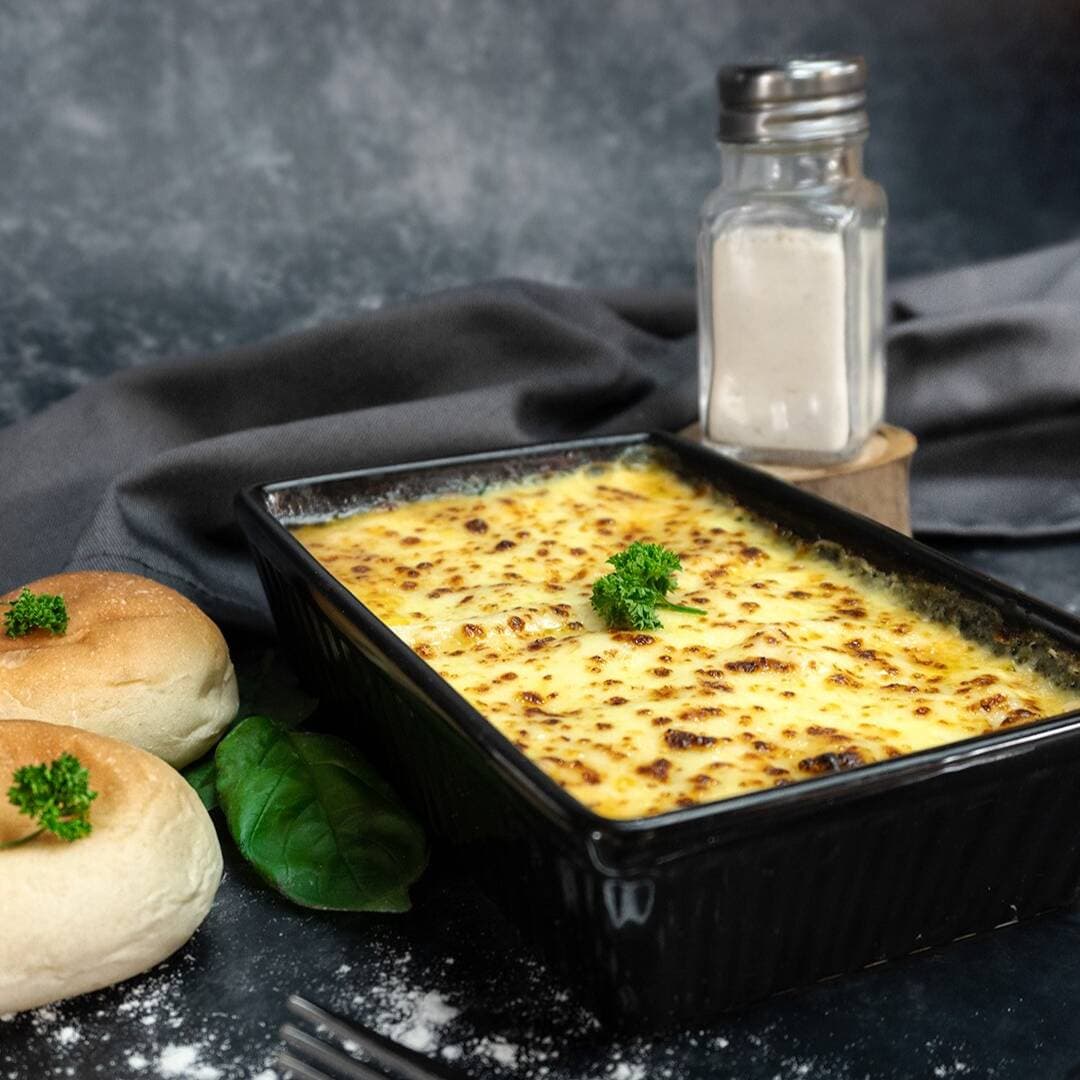 Lasagna de Pollo y Champiñones