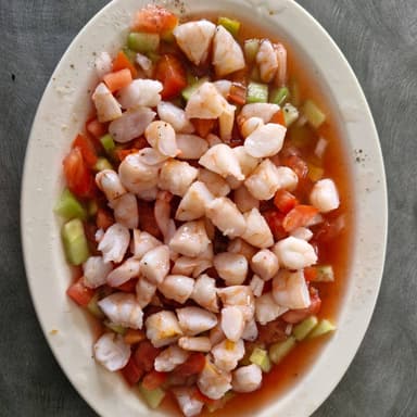 Ceviche de Camarón Cocido