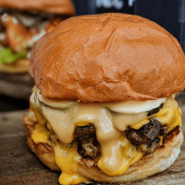 Hamburguesa 3 quesos