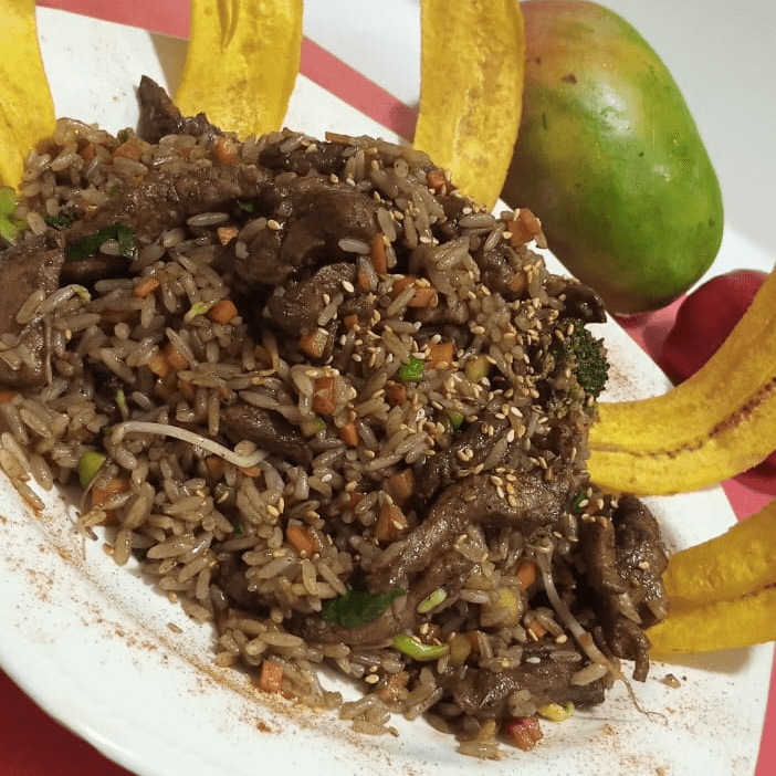 Arroz Wok Lomo