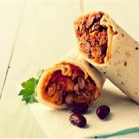 BURRITO DE CHILI BEANS