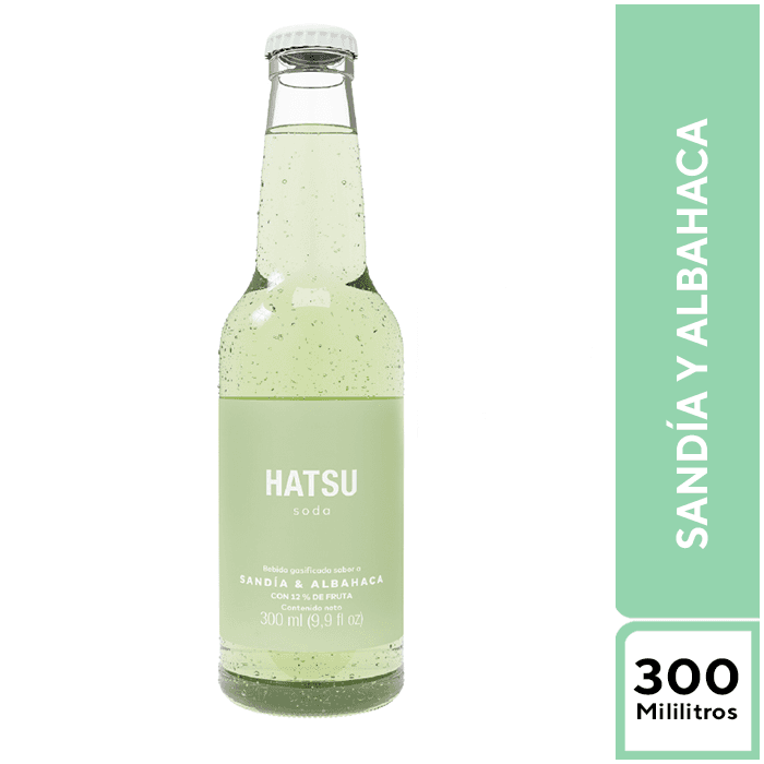 Soda Hatsu Sandia Albaca 300ml