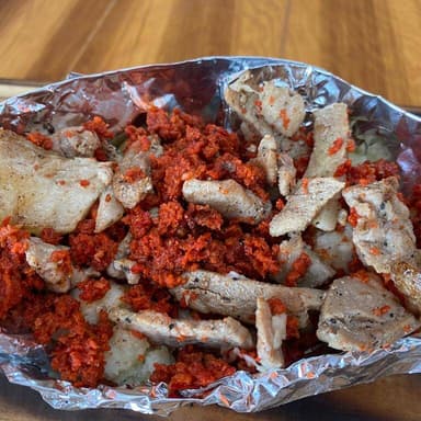 Papa Asada sin queso Campechana de Asada y Chorizo
