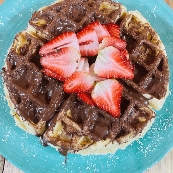 Waffle de NUTELLA Fresa
