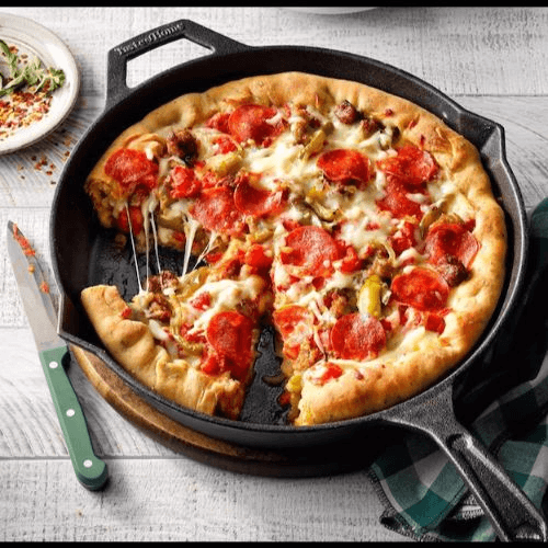 Pizza Estilo Chicago de la Casa