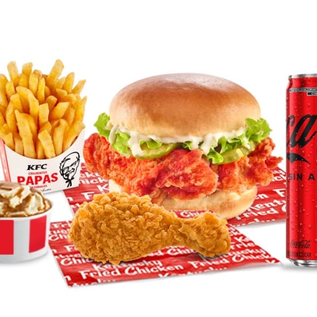 MegaCombo Ke Tiras® Burger + Pollo