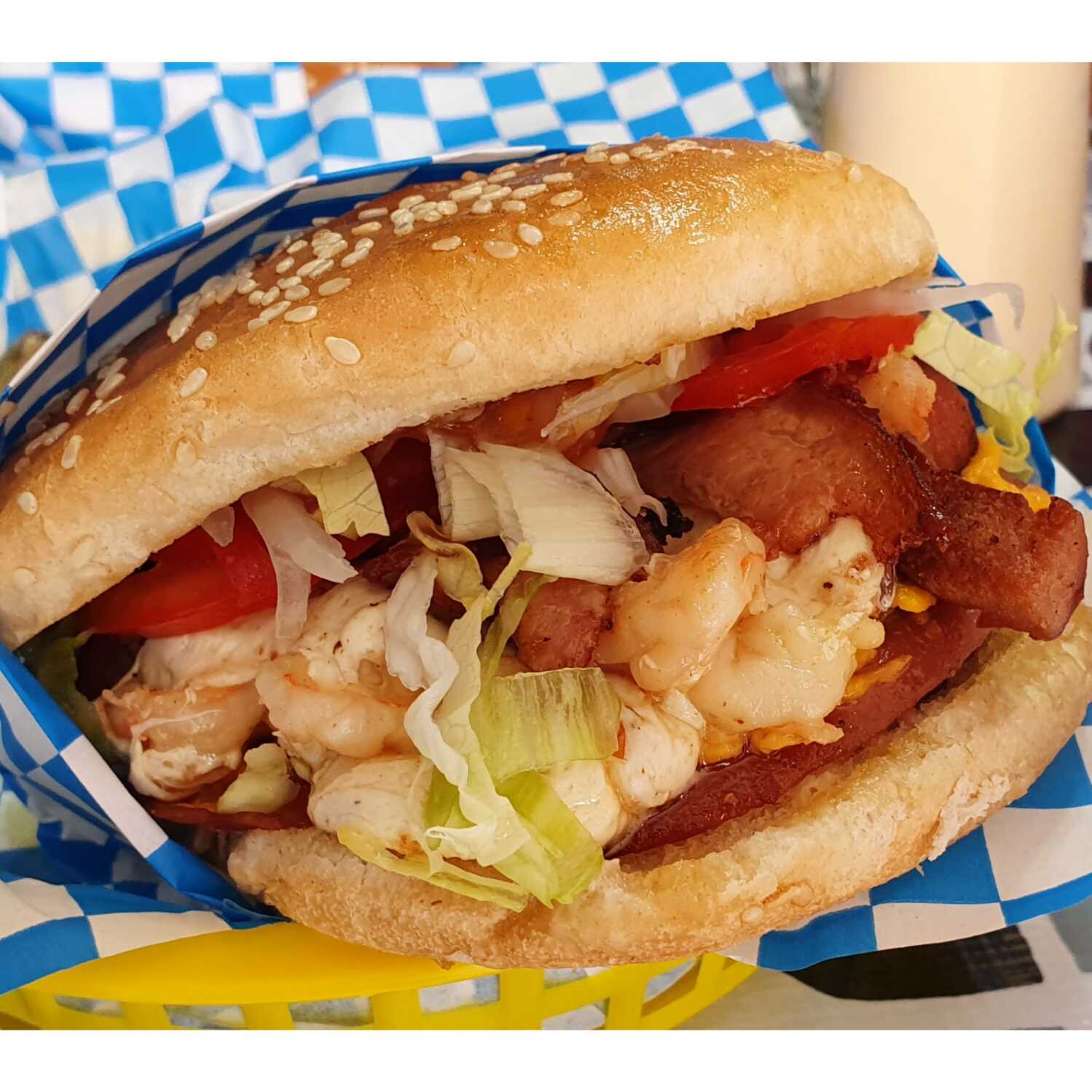 Hamburguesa de Camarón