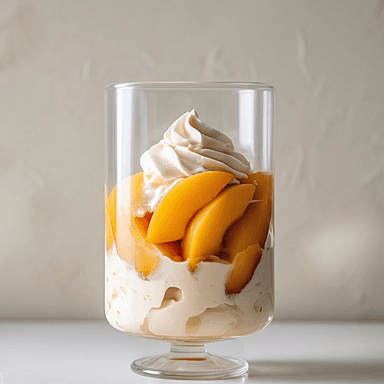 Duraznos con Crema 1/4 de Litro