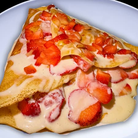 Crepa Fresas Con Crema